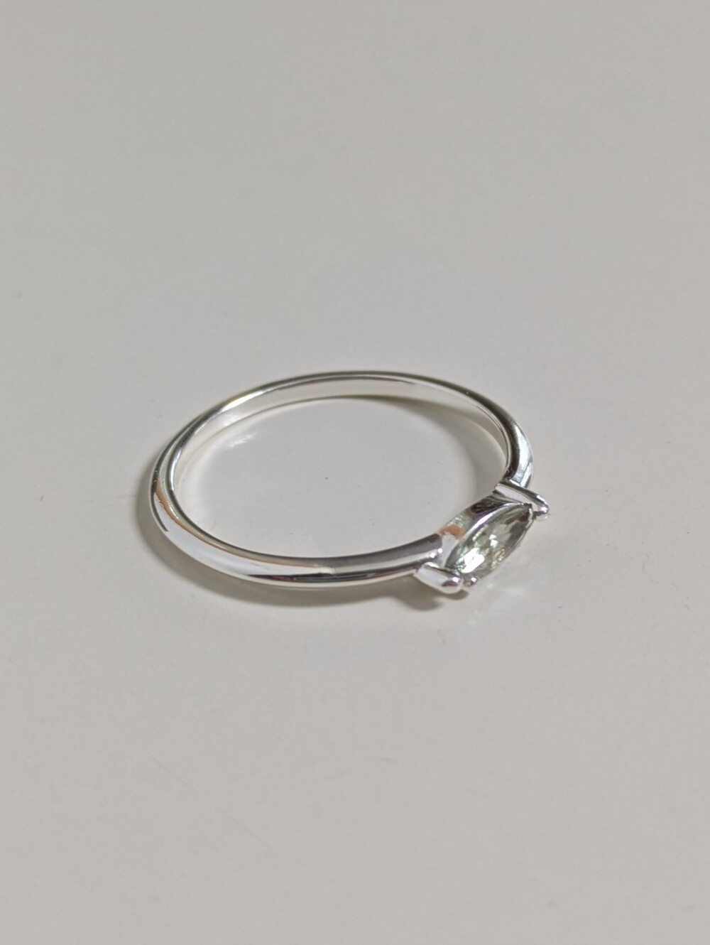GLDN Sterling Silver Leaflet Ring, Size 6 - New In Box
